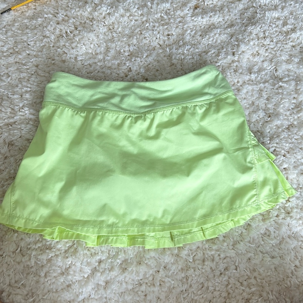 Neon Yellow ivivva skirt girs